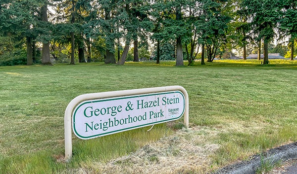 George and Hazel Stein Park