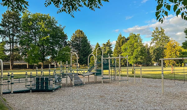 playground in Carl Gustafson park