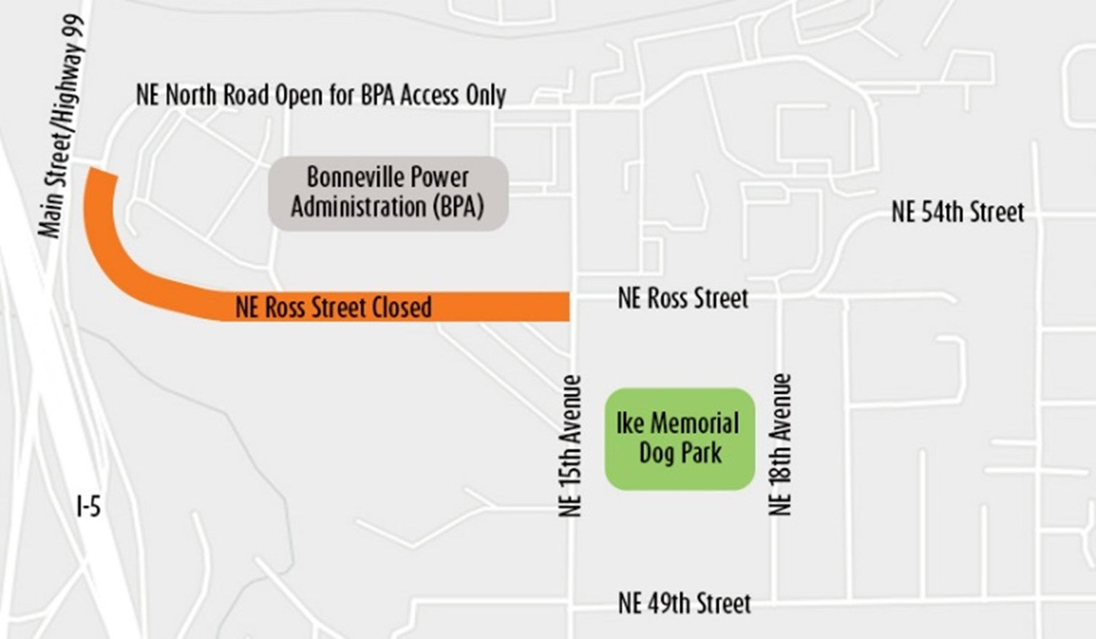 NE Ross Street daily closures planned for stormwater improvement project
