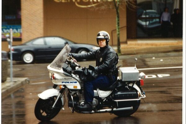 officer on motorcycle