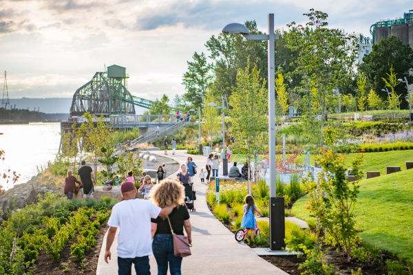 waterfront park community west side