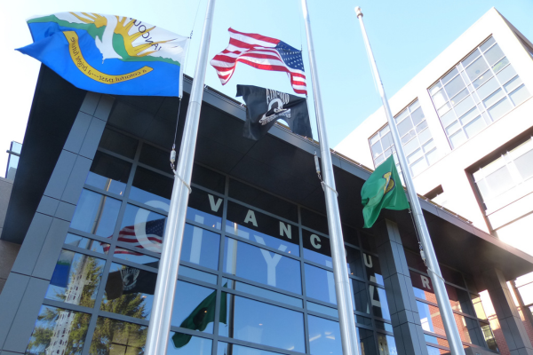 city hall flags