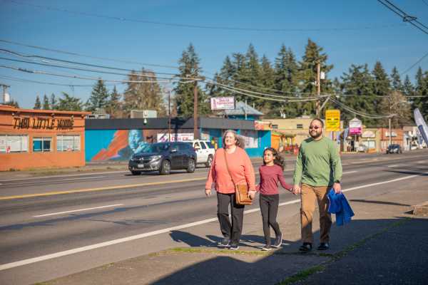 fourth plain people walking