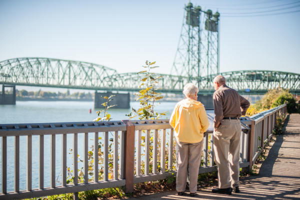 seniors at bridge river's edge