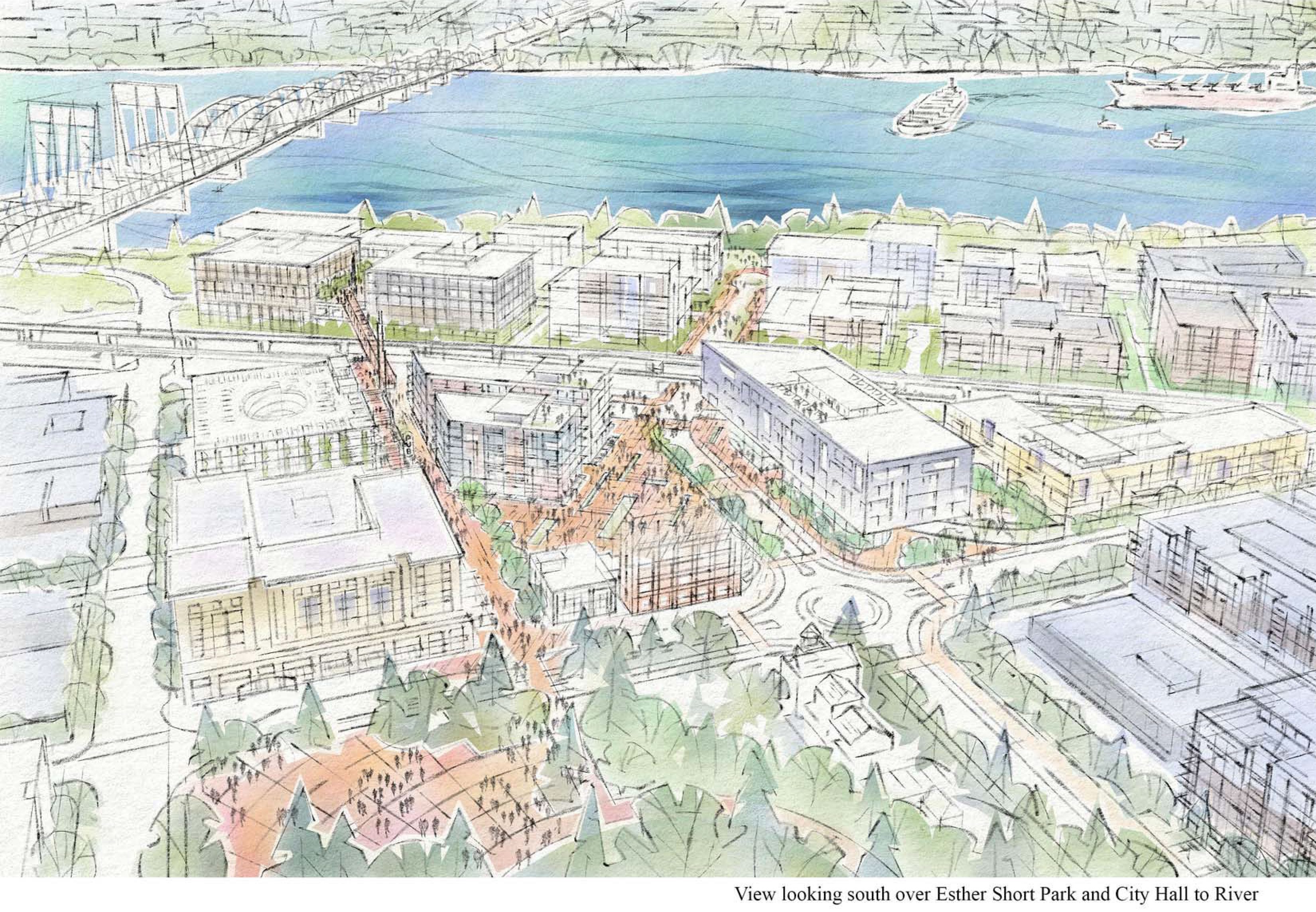 LPC West Waterfront Gateway Conceptual Drawing 1