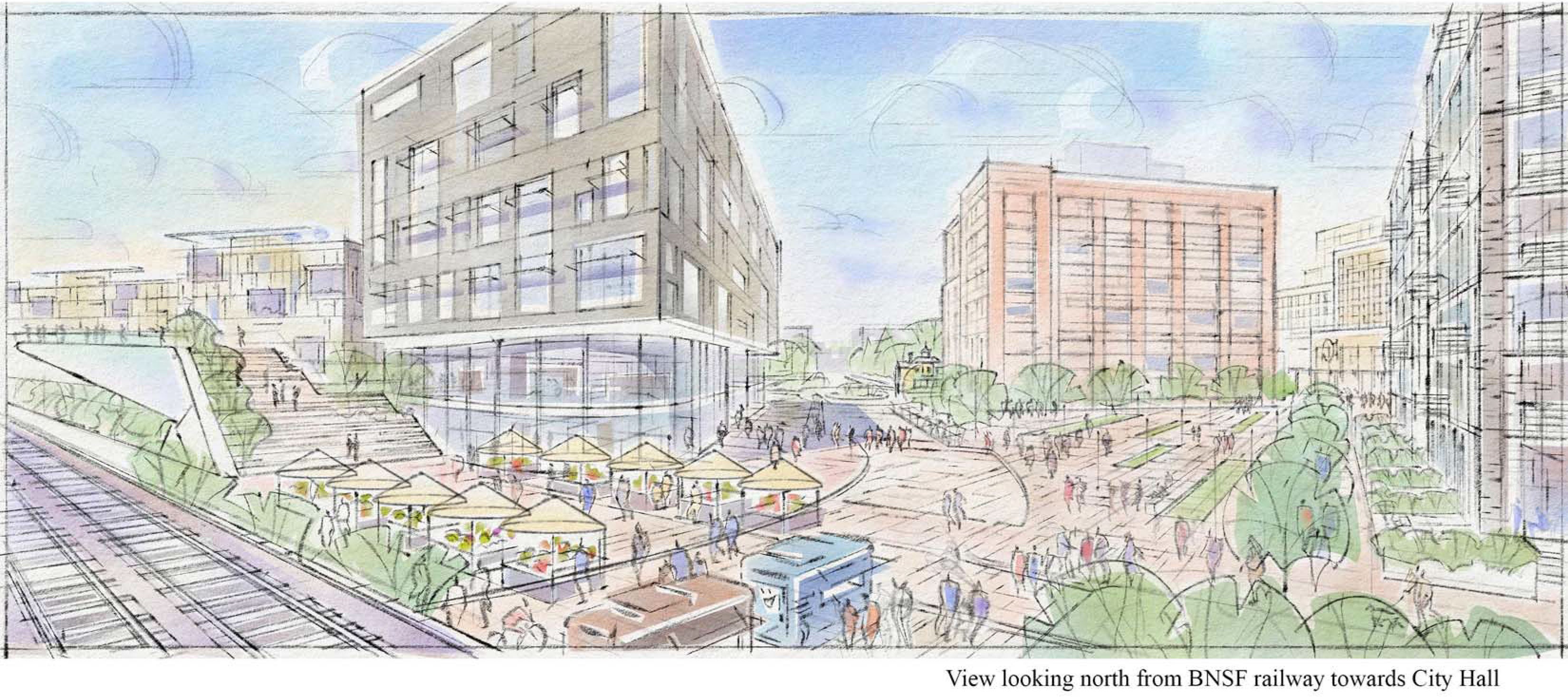 LPC West Waterfront Gateway Conceptual Drawing 2