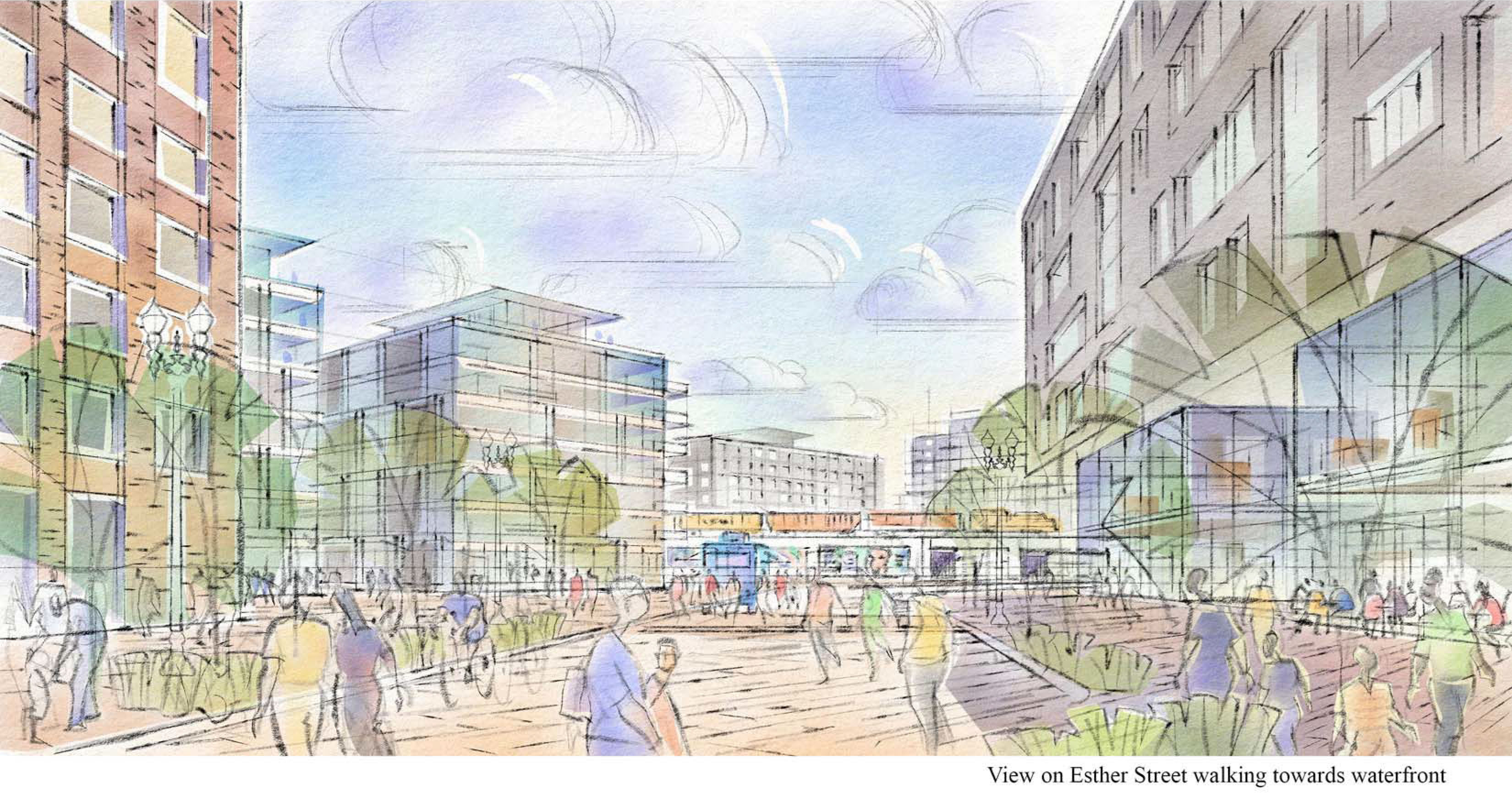 LPC West Waterfront Gateway Conceptual Drawing 4
