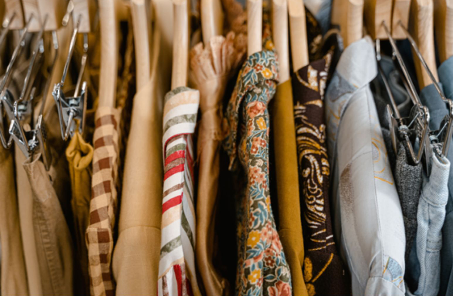 closet with various fashion options