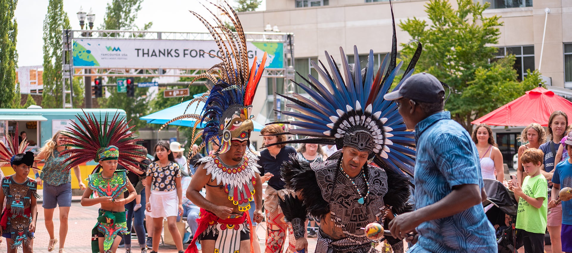 Dancers at the Vancouver Arts and Music Festival