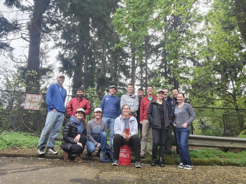 group of volunteers
