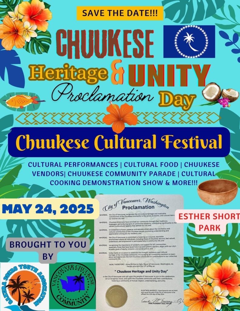 Chuukese Cultural Festival Flyer
