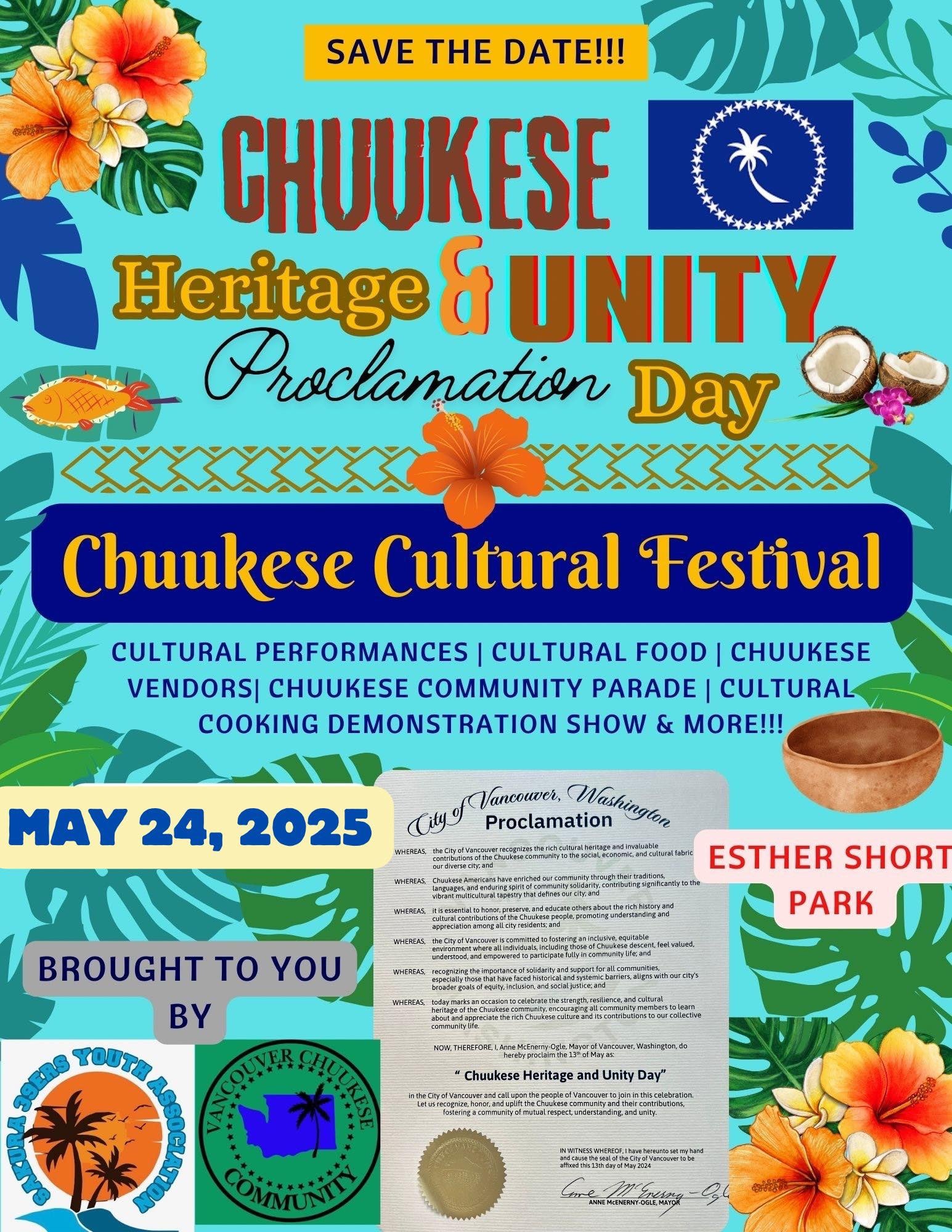 Chuukese Heritage and Proclamation Celebration