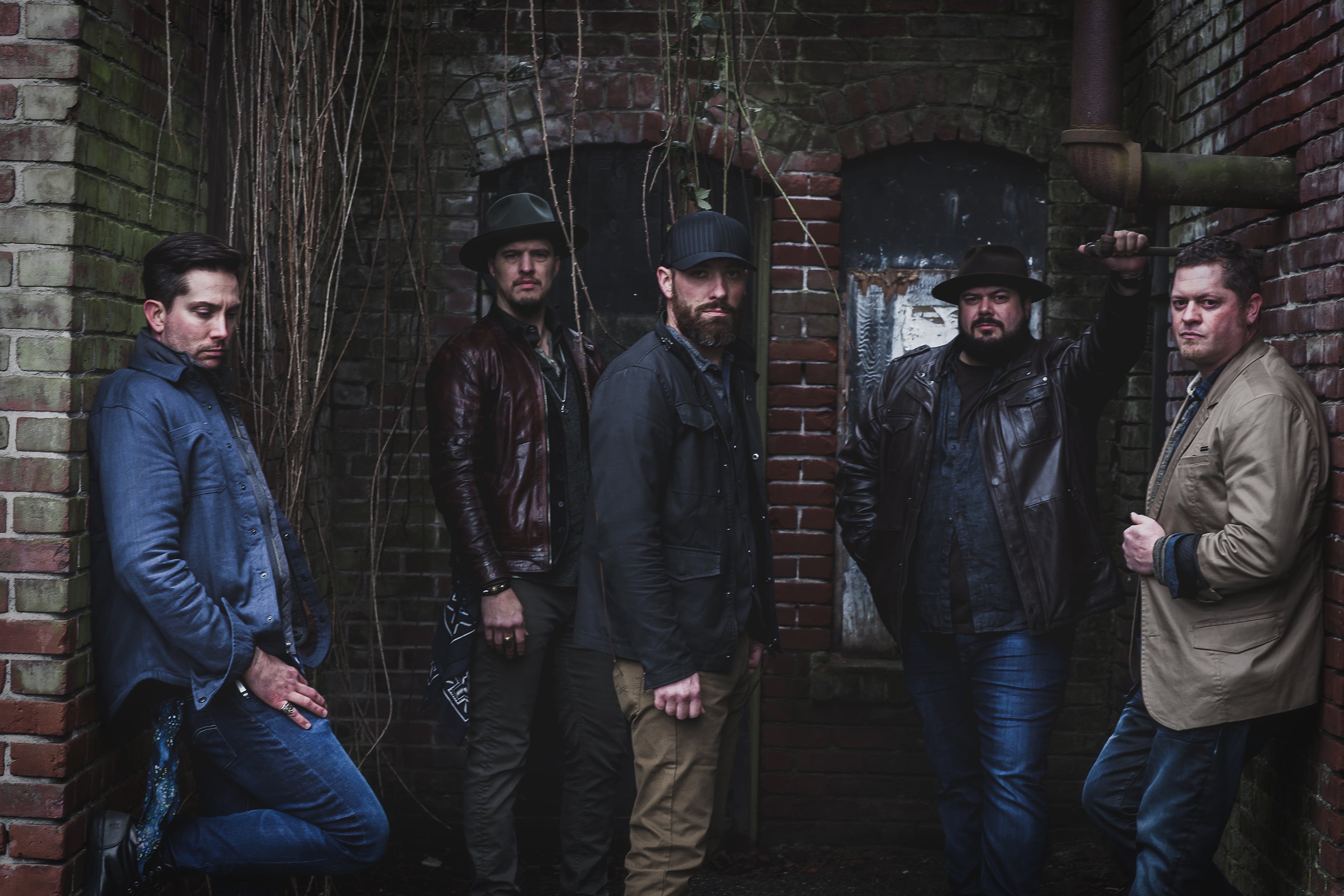 Band photo of country band, Brewer's Grade.