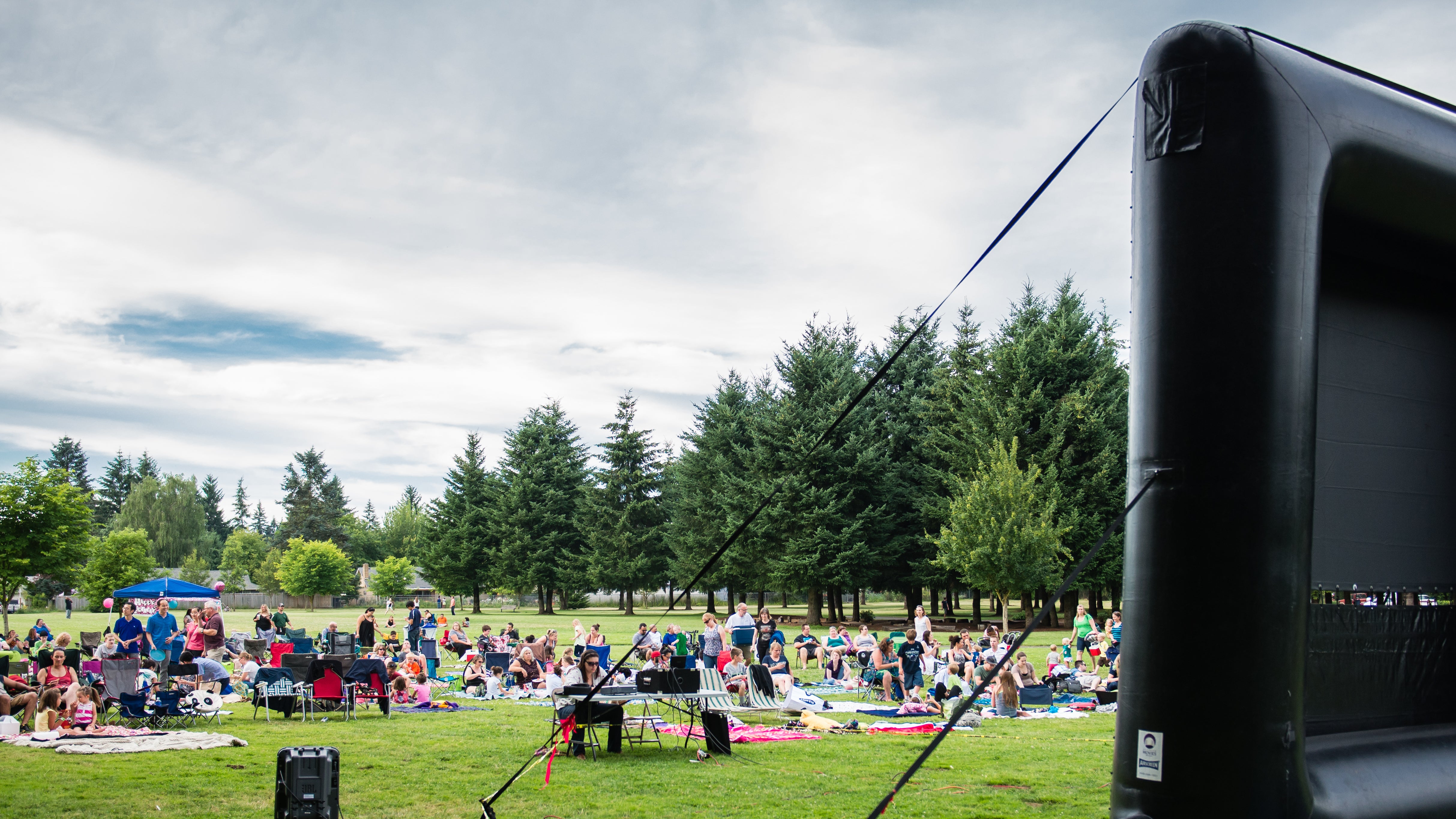 Movie in the park.