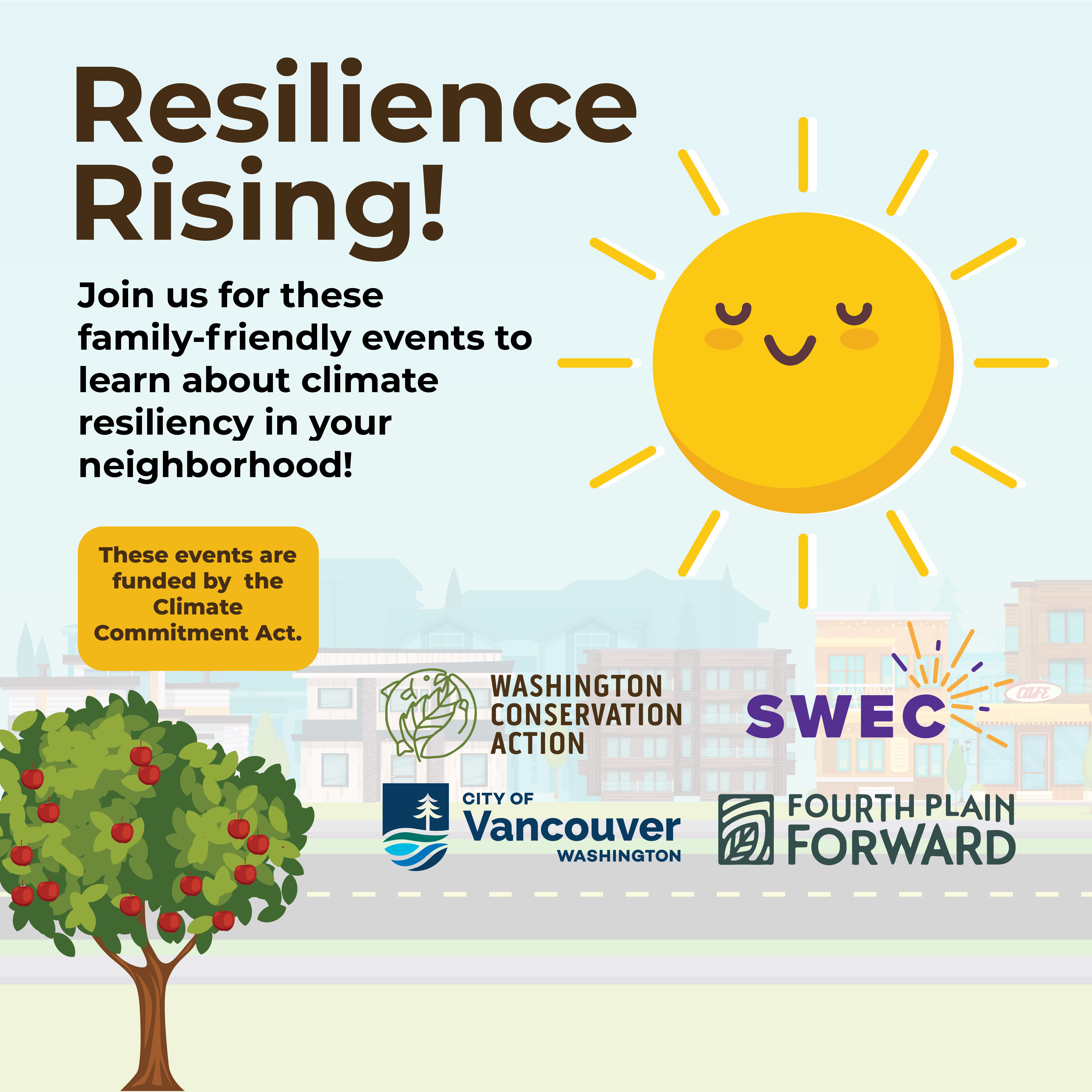 Join us for a family-friendly event to learn about climate resiliency in your neighborhood!