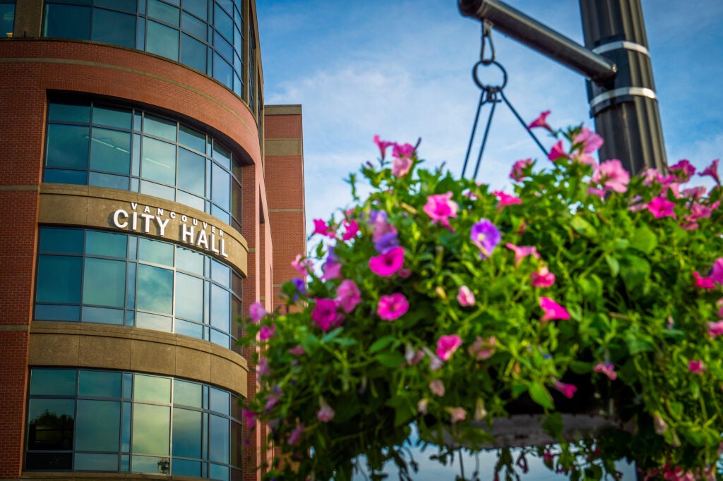 A picture of Vancouver City Hall.