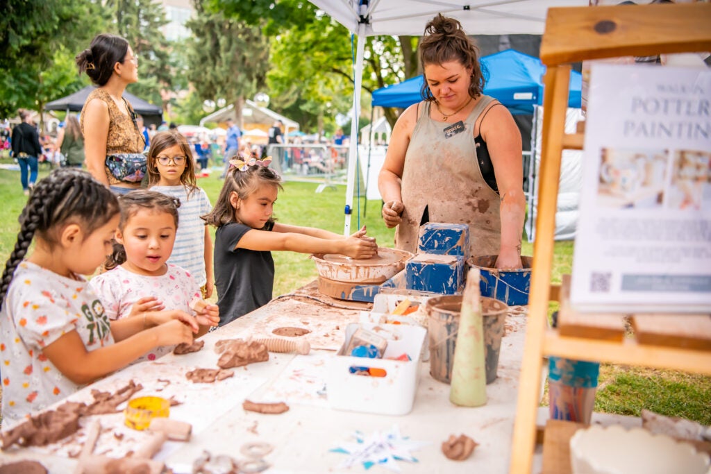 Explore your creative side with hands-on art demonstrations.