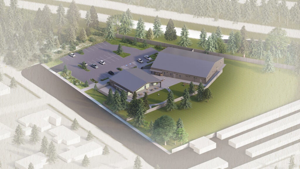 Conceptual rendering of shelter (subject to change)