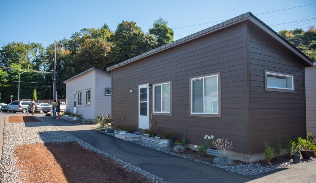Fruit Valley Terrance tiny home community in Vancouver