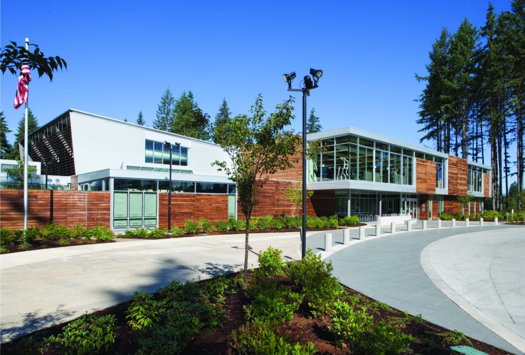 Front of Firstenburg Community Center.