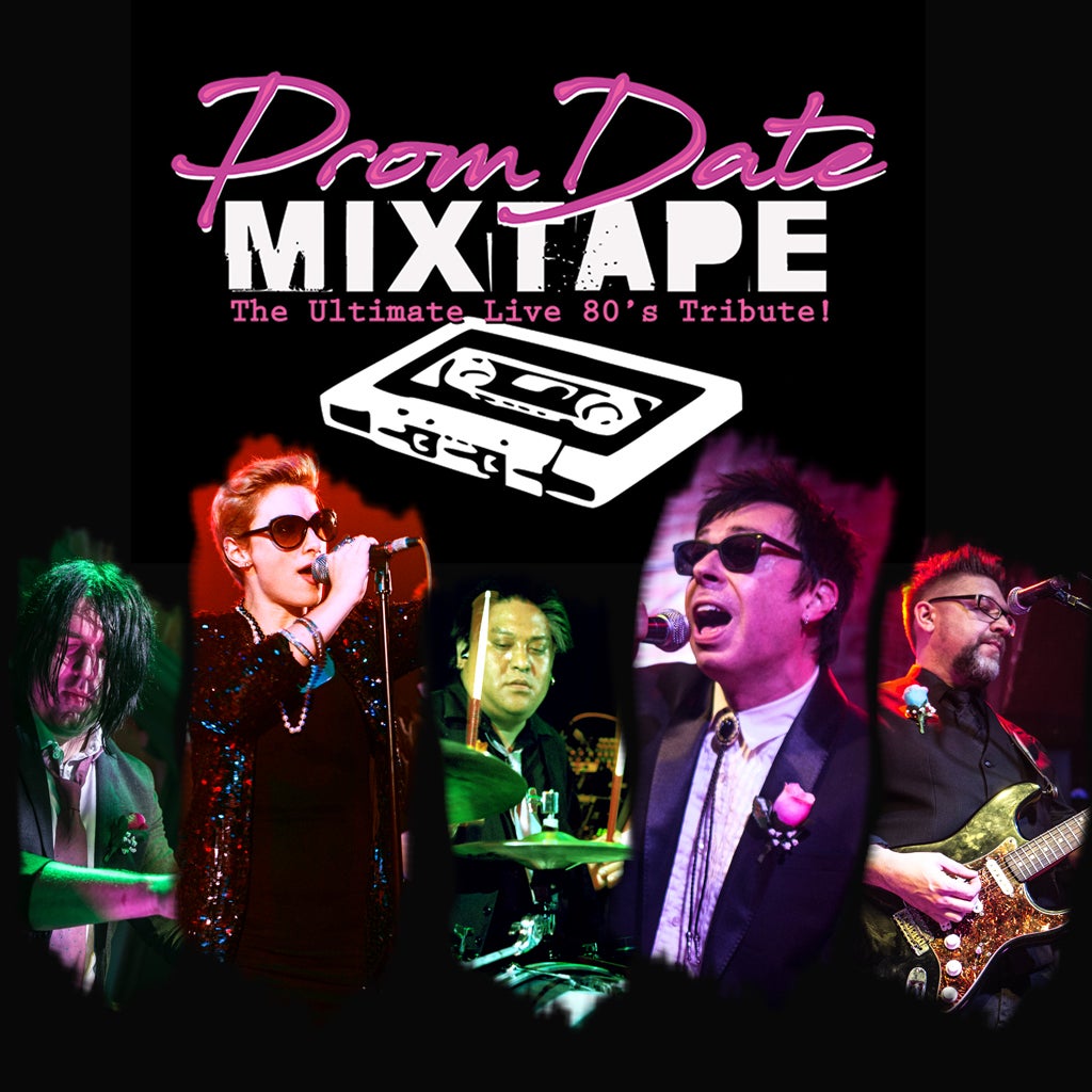 Graphic that shows musicians from the band Prom Date Mixtape